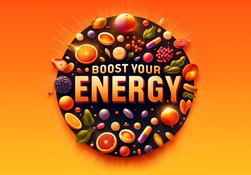 Vitamins that boost energy.
