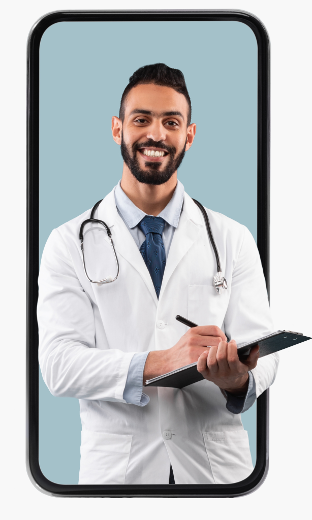 Male Doctor Phone